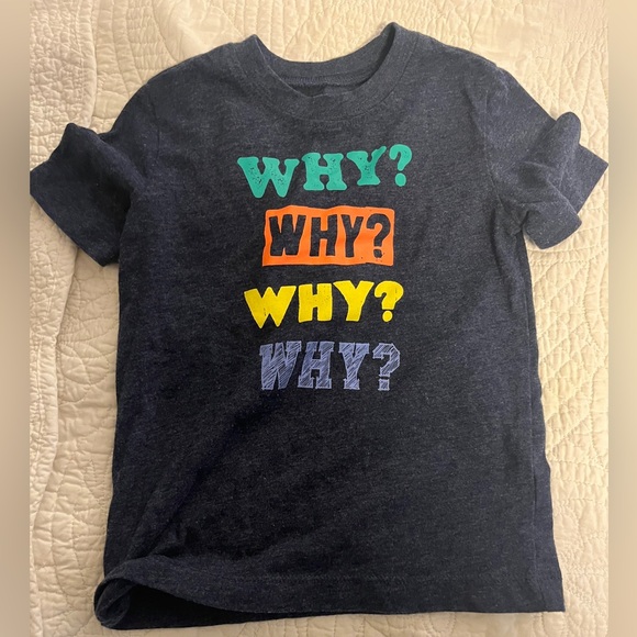 EUC Oshkosh t-shirt “Why? Why? Why? - Picture 2 of 4